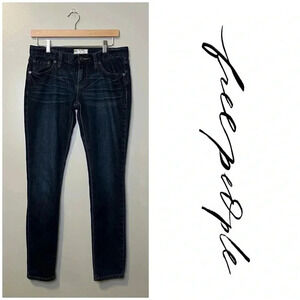 Free  People Mid Rise Skinny Jean